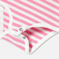 Jacadi Body bébé fille manches longues - BLANC/ROSE Outlet