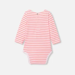 Jacadi Body bébé fille rayé - lore ROSE/MULTICO Best