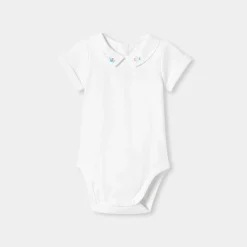 Jacadi Body bébé garçon en interlock - blanc BLANC JACADI Sale
