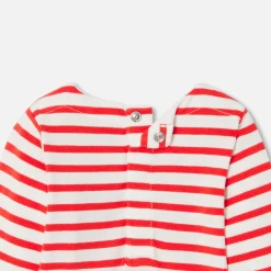 Jacadi Body manches longues bébé - BLANC/ROUGE Hot