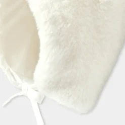 Jacadi Bonnet bébé en fausse fourrure - blanc doux BLANC DOUX JACADI New