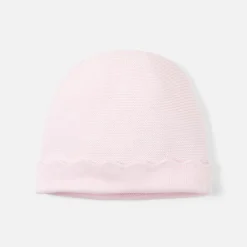 Jacadi Bonnet bébé fille en tricot - rose pale ROSE PALE JACADI Hot