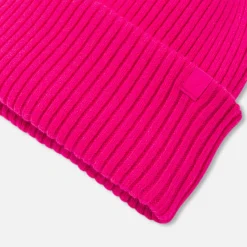 Jacadi Bonnet enfant fille doublé en micropolaire - ROSE SHOCKING Clearance