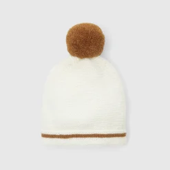 Jacadi Bonnet Love Maille collection solidaire - BLANC/JAUNE Best