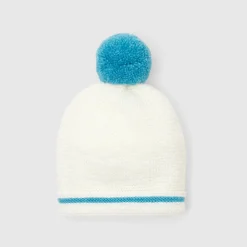 Jacadi Bonnet Love Maille collection solidaire - BLANC/BLEU Outlet