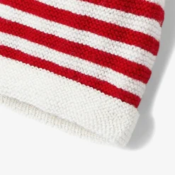 Jacadi Bonnet Love Maille Collection Solidaire - BLANC/ROUGE Sale