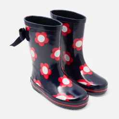 Jacadi Bottes de pluie enfant fille - MARINE/ROUGE
