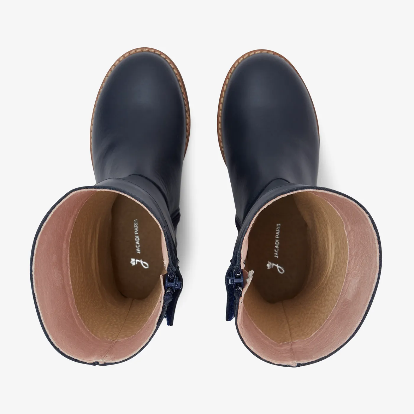 Jacadi Bottes enfant fille en cuir - marine MARINE JACADI Hot