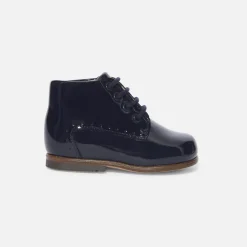 Jacadi Bottillons bébé fille en cuir verni - marine MARINE JACADI Sale