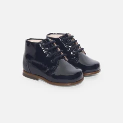 Jacadi Bottillons bébé fille en cuir verni - marine MARINE JACADI Sale