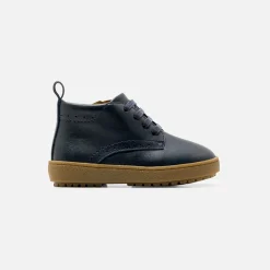 Jacadi Bottillons bébé garçon en cuir - marine MARINE JACADI Sale