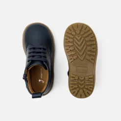 Jacadi Bottillons bébé garçon en cuir - marine MARINE JACADI Sale