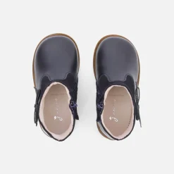 Jacadi Bottines bébé fille en cuir - marine MARINE JACADI New