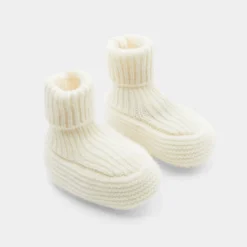 Jacadi Bottons bébé en cachemire - blanc doux BLANC DOUX JACADI Discount