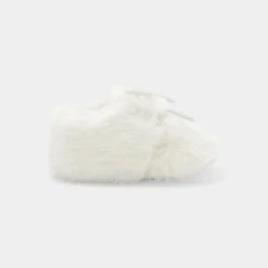 Jacadi Bottons bébé en fausse fourrure - blanc doux BLANC DOUX JACADI Hot