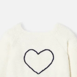 Jacadi Brassière Love Maille collection solidaire - BLANC/BLEU New