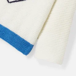 Jacadi Brassière Love Maille collection solidaire - BLANC/BLEU New