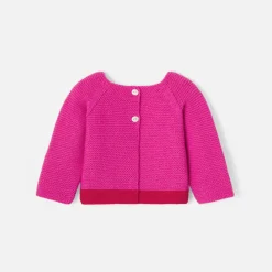 Jacadi Brassière Love Maille collection solidaire - ROSE/ROUGE New