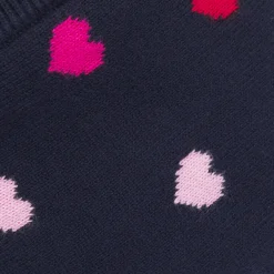Jacadi Cagoule bébé fille à petits cœurs - lore MARINE/MULTICO Outlet
