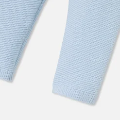 Jacadi Caleçon bébé en point mousse - BLEU PALE Discount