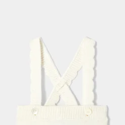 Jacadi Caleçon bébé fille à bretelles - blanc doux BLANC DOUX JACADI New