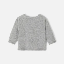 Jacadi Cardigan bébé en cachemire - gris chine clair GRIS CHINE CLAIR JACADI Clearance