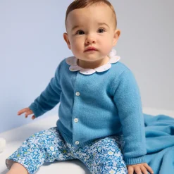 Jacadi Cardigan bébé en cachemire - BLEU DE PRUSSE Best