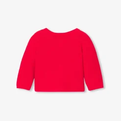 Jacadi Cardigan bébé en coton - ROUGE TOMATE Sale