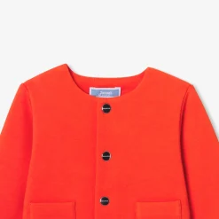 Jacadi Cardigan bébé en molleton - TANGERINE Clearance