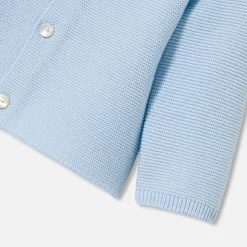 Jacadi Cardigan bébé en point mousse - BLEU PALE New