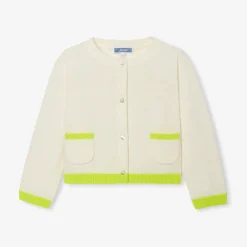 Jacadi Cardigan bébé fille - lore BLANC DOUX/MULTICO