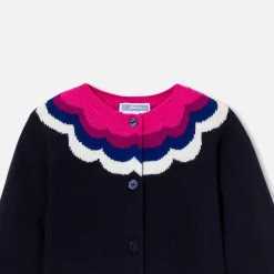 Jacadi Cardigan bébé fille - lore MARINE/MULTICO New