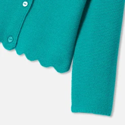 Jacadi Cardigan bébé fille - VERT EMERAUDE Discount