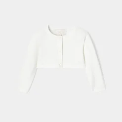 Jacadi Cardigan bébé fille cérémonie - blanc BLANC JACADI Outlet