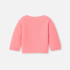 Jacadi Cardigan bébé fille en cachemire - ROSE INDIEN Best