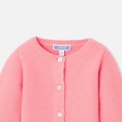 Jacadi Cardigan bébé fille en cachemire - ROSE INDIEN Best