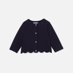 Jacadi Cardigan bébé fille en molleton - marine MARINE JACADI