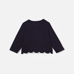 Jacadi Cardigan bébé fille en molleton - marine MARINE JACADI