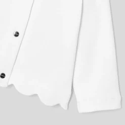 Jacadi Cardigan bébé fille en molleton - blanc BLANC JACADI Outlet
