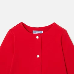 Jacadi Cardigan bébé fille en molleton - rouge ROUGE JACADI
