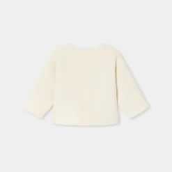 Jacadi Cardigan bébé fille en polaire BLANC DOUX JACADI Discount