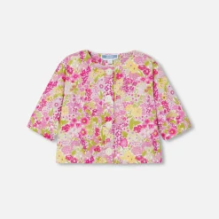 Jacadi Cardigan bébé fille en Tissu Liberty - lore ROSE/MULTICO Online