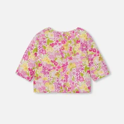 Jacadi Cardigan bébé fille en Tissu Liberty - lore ROSE/MULTICO Online