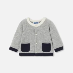 Jacadi Cardigan bébé garçon - lore GRIS/MULTICO Hot