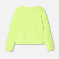 Jacadi Cardigan court enfant fille - JAUNE FLUO New