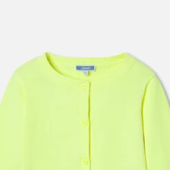Jacadi Cardigan court enfant fille - JAUNE FLUO New