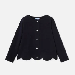 Jacadi Cardigan en molleton enfant fille - marine MARINE JACADI Sale