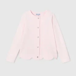 Jacadi Cardigan en molleton enfant fille - rose poudre ROSE POUDRE JACADI Online