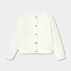 Jacadi Cardigan en molleton enfant fille - blanc doux BLANC DOUX JACADI