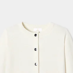 Jacadi Cardigan enfant fille - blanc doux BLANC DOUX JACADI New